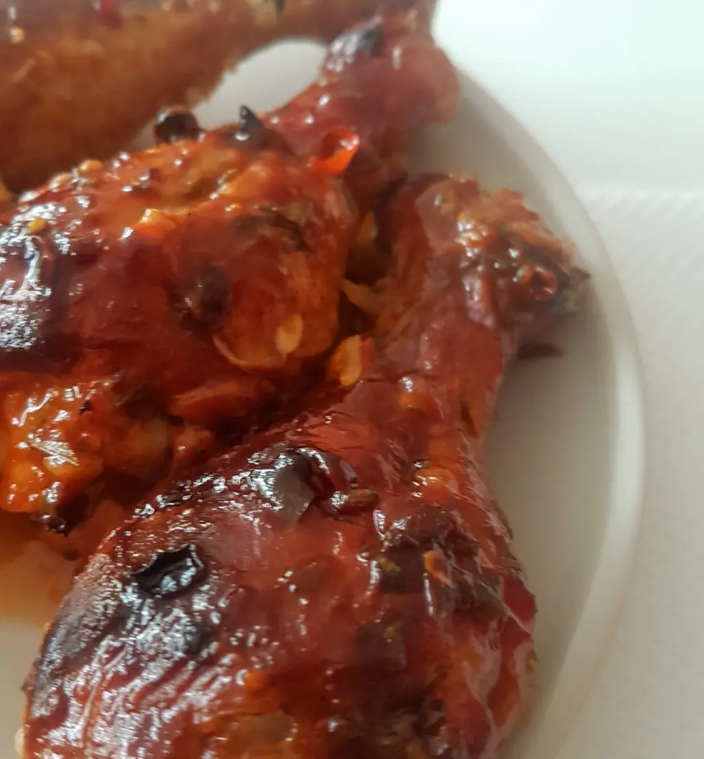 medové kuřecí paličky s chilli